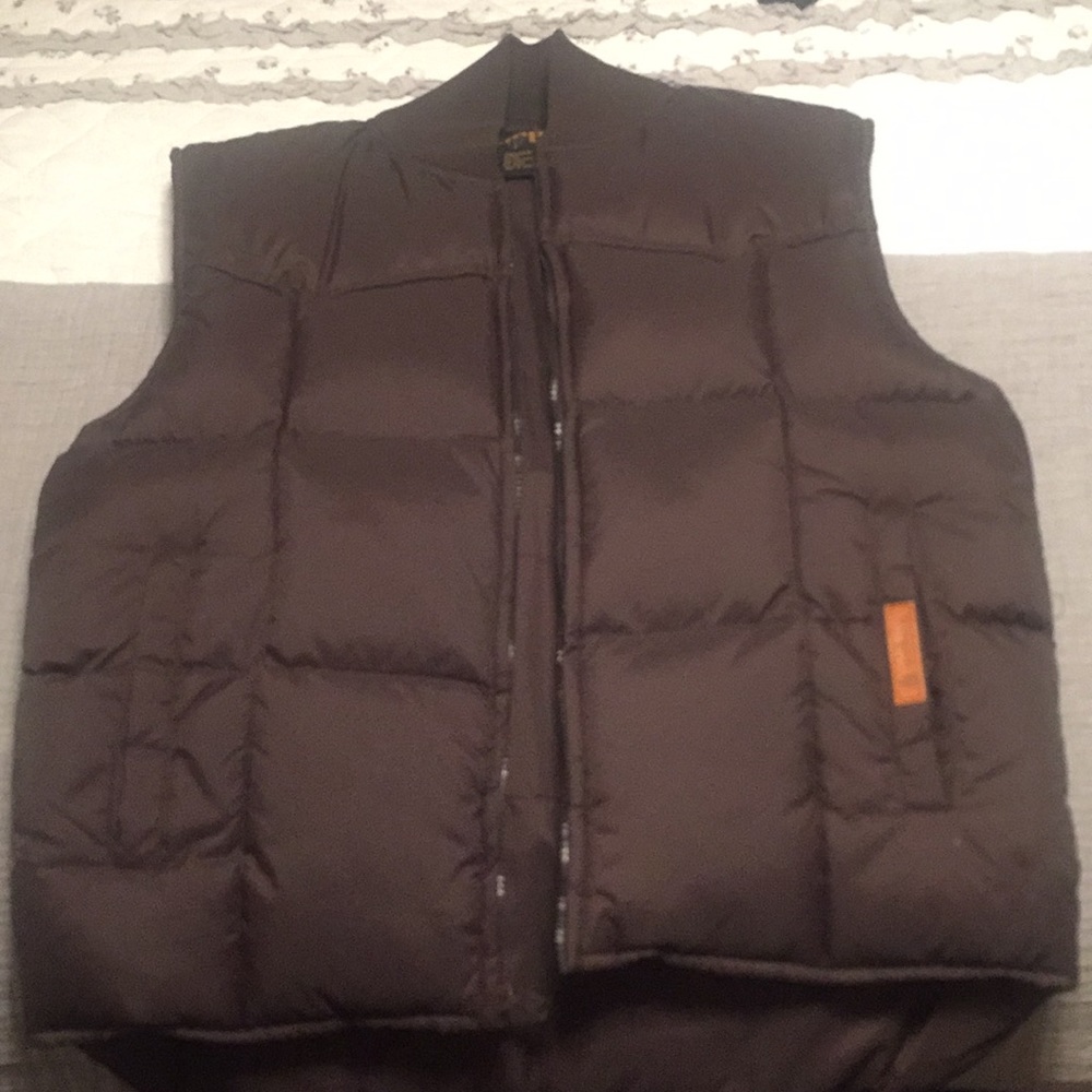 NWOT brown tempco puffer vest retro style